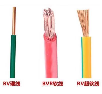 BVR、RV、BV電線三者的區(qū)別